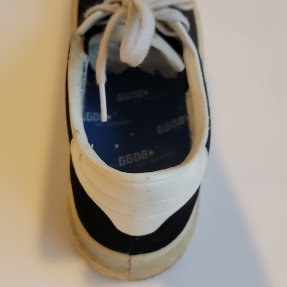 Golden Goose Vulcanized Leather Black Suede Lowtop Sneakers Star GGDB Size 40 - Picture 10 of 16